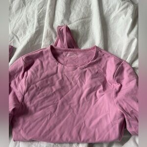 NWOT Abercrombie Pink Soft A&F Bodysuit